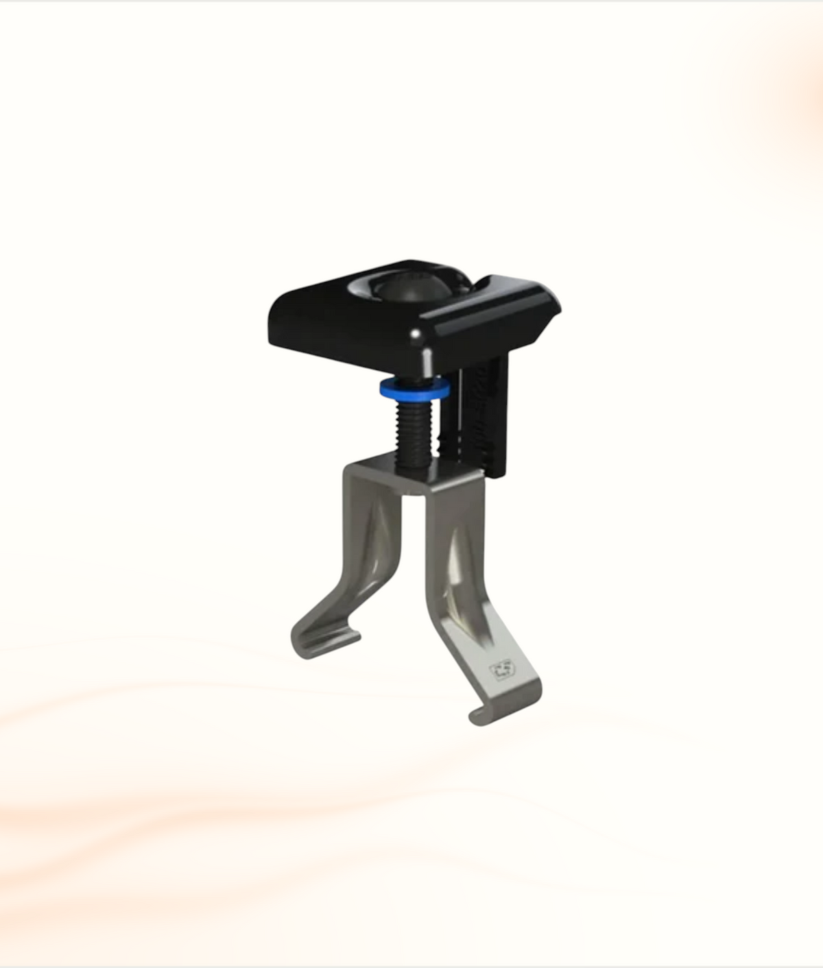 Esdec ClickFit EVO universele moduleklem, zwart, zijaanzicht
