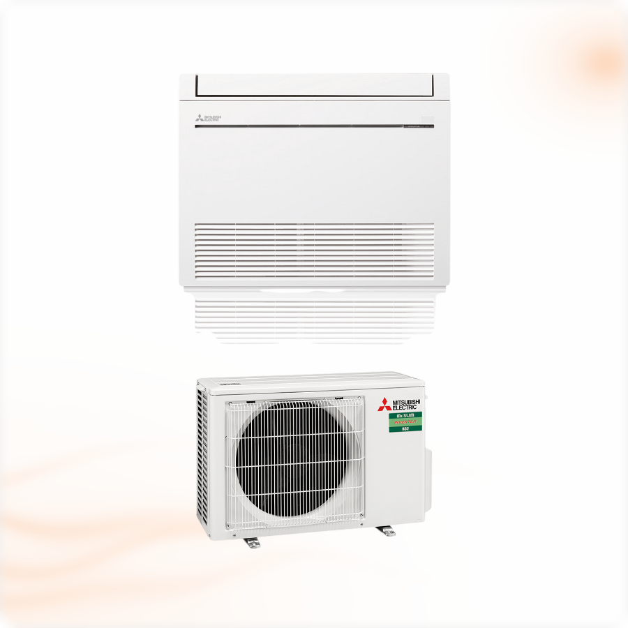 Mitsubishi Electric MFZ-KT35VG vloermodel airco set 3,5 kW
