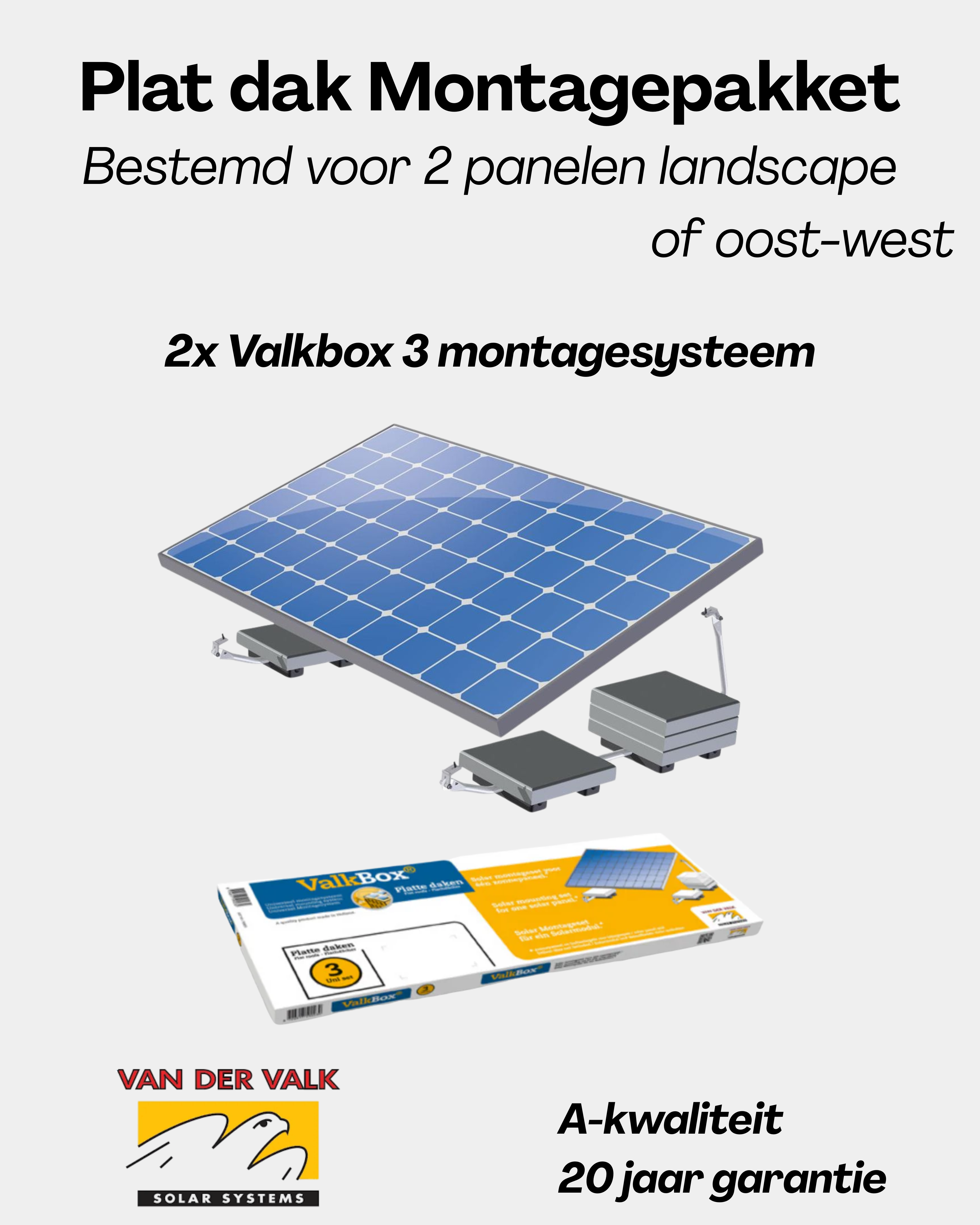 Système de panneaux solaires Hoymiles Plug &amp; Play – 2 panneaux (micro-onduleur, câblage et sous-structure inclus)