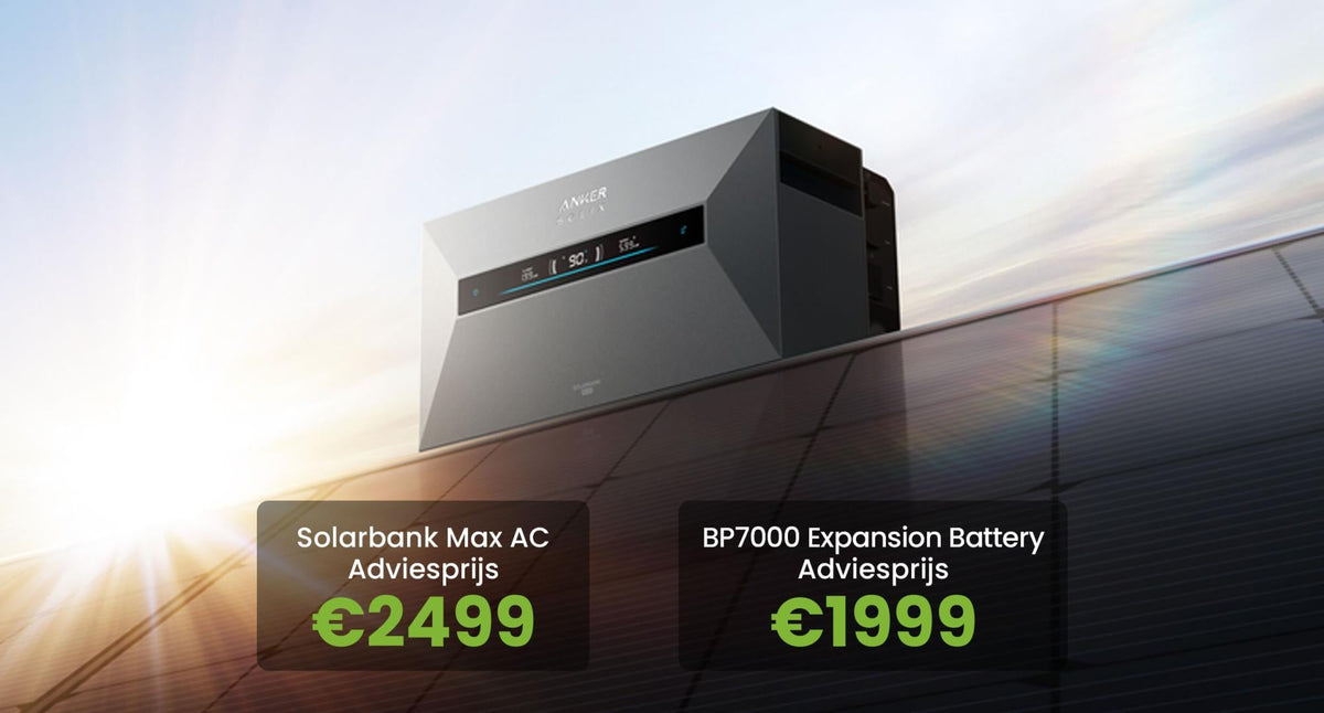 Anker SOLIX Solarbank Max AC 3500W bidirectioneel vermogen