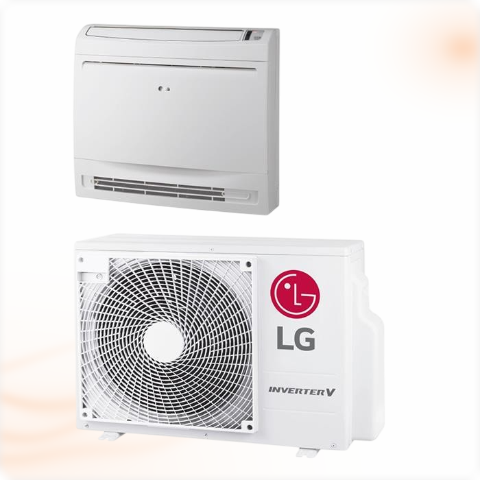 LG UQ12F 3,5 kW Vloermodel SET