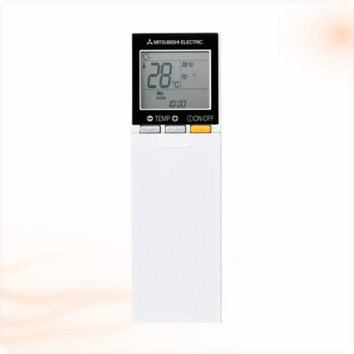 Afstandsbediening van de Mitsubishi Electric Premium Silver