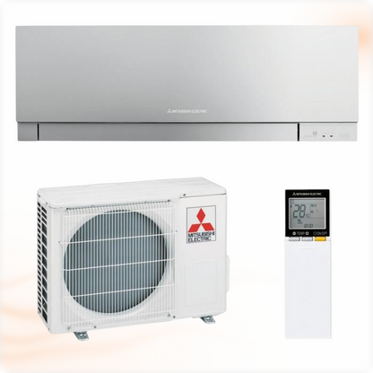 Mitsubishi Electric Premium Silver MSZ-EF25VGK-S airco set 2,5 kW