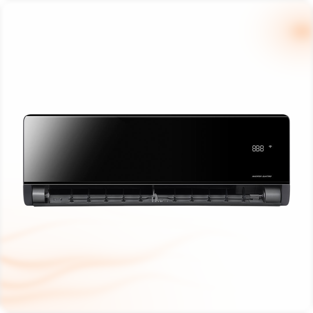 Nuova Stellar Inverter airco set 5,0 kW, zwarte binnenunit met display