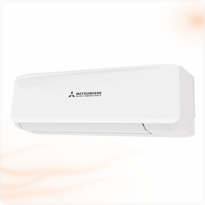 Mitsubishi Heavy Standard SRK25ZSP-W airco set 2,5 kW, binnenunit, schuin vooraanzicht