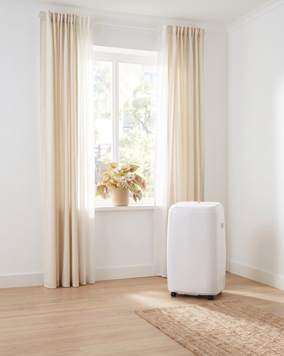 Qlima P228 Mobiele Airco | 9.500 BTU – 2,8 kW | Koelen, Ontvochtigen & Ventileren | Tot 90 m³