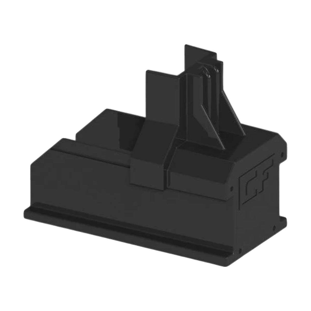 Esdec ClickFit Evo Montagerail Eindkap zwart