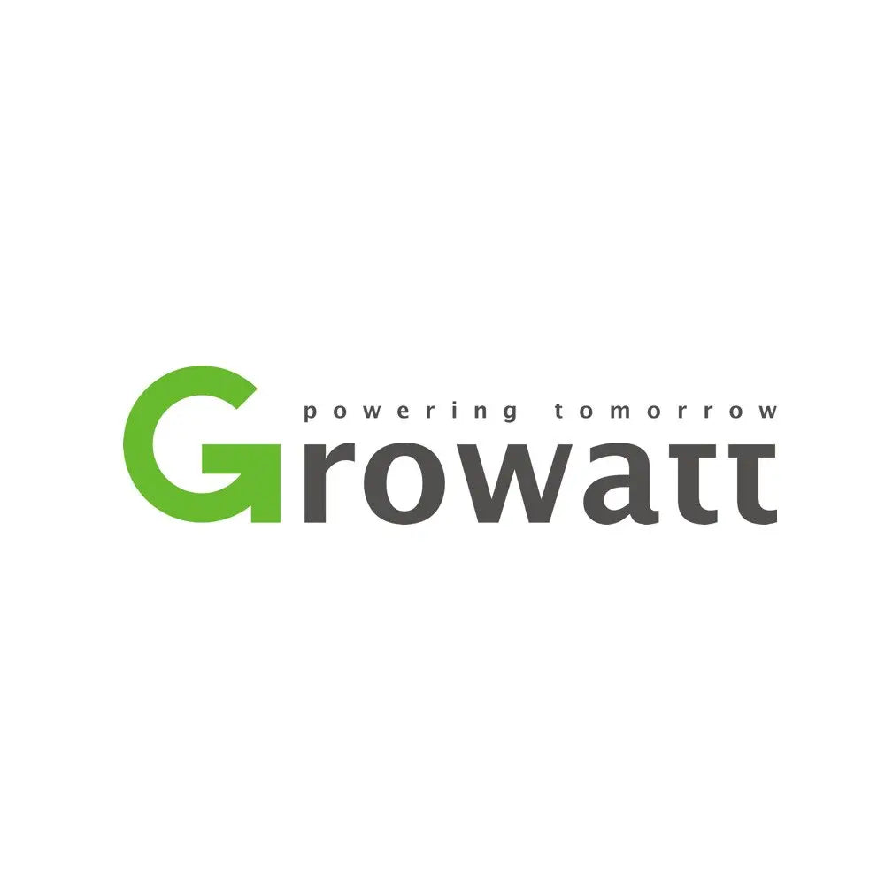 Growatt-merklogo op een witte achtergrond