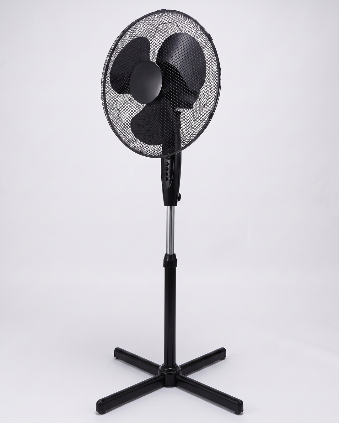 Hausberg HB-5100NG statiefventilator 40 cm, vooraanzicht op standaard
