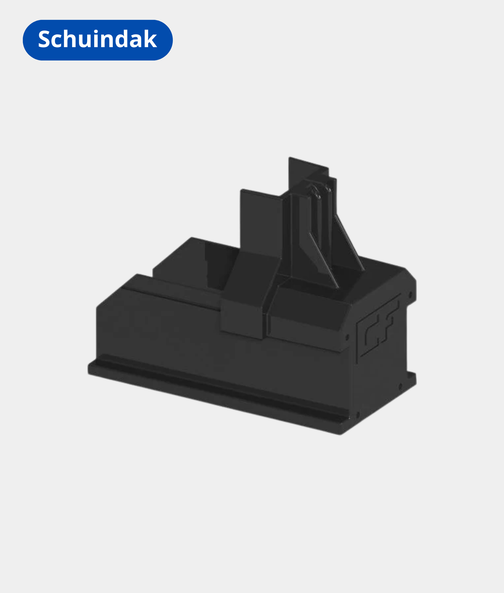 Embout de rail de montage Esdec ClickFit Evo noir 