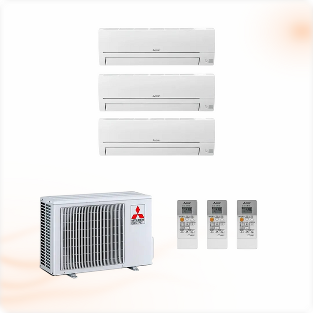 Mitsubishi Electric MSZ-HR Trio Split SET 3x 2,5 kW (3HA50VF) (Zonder WiFi)