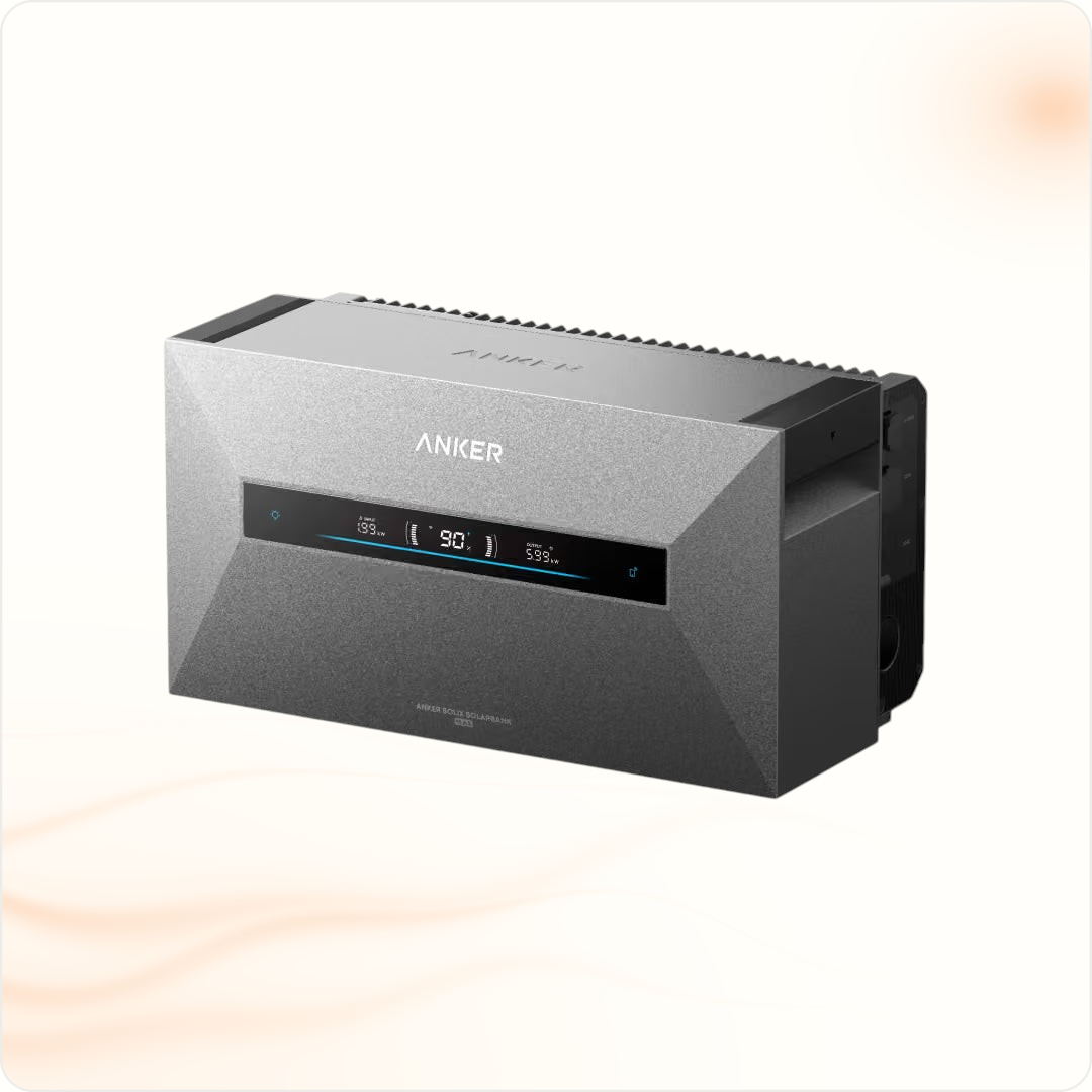 Anker SOLIX Solarbank Max thuisbatterij 7 kWh, schuin bovenaanzicht