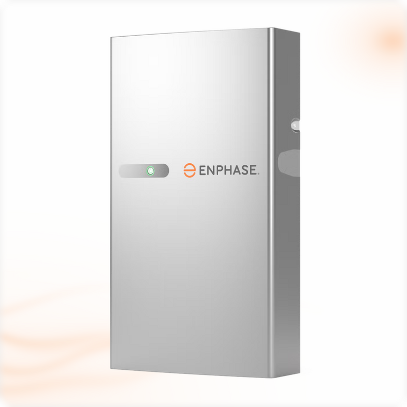 Multi Solar Enphase IQ System Controller 3 INT backup power switch for solar battery systems in a silver enclosure