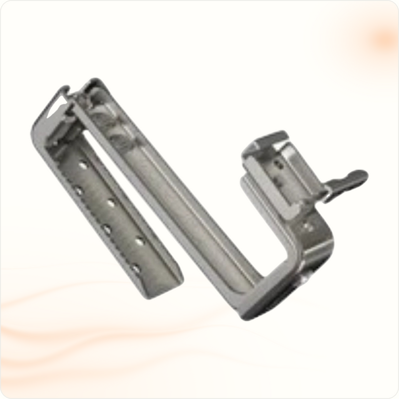Multi Solar Esdec ClickFit Evo universal roof hook made of durable aluminium for solar panel mounting on pitched roofs.