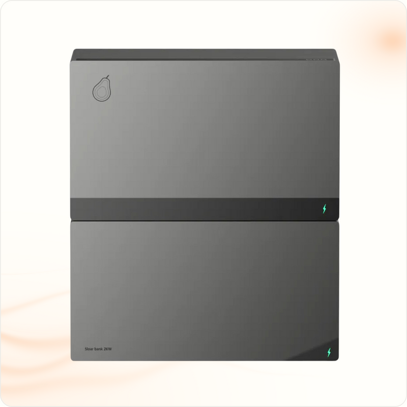 Multi Solar Fox ESS Avocado S22 home battery system with two modular LiFePO4 units in a sleek grey finish.