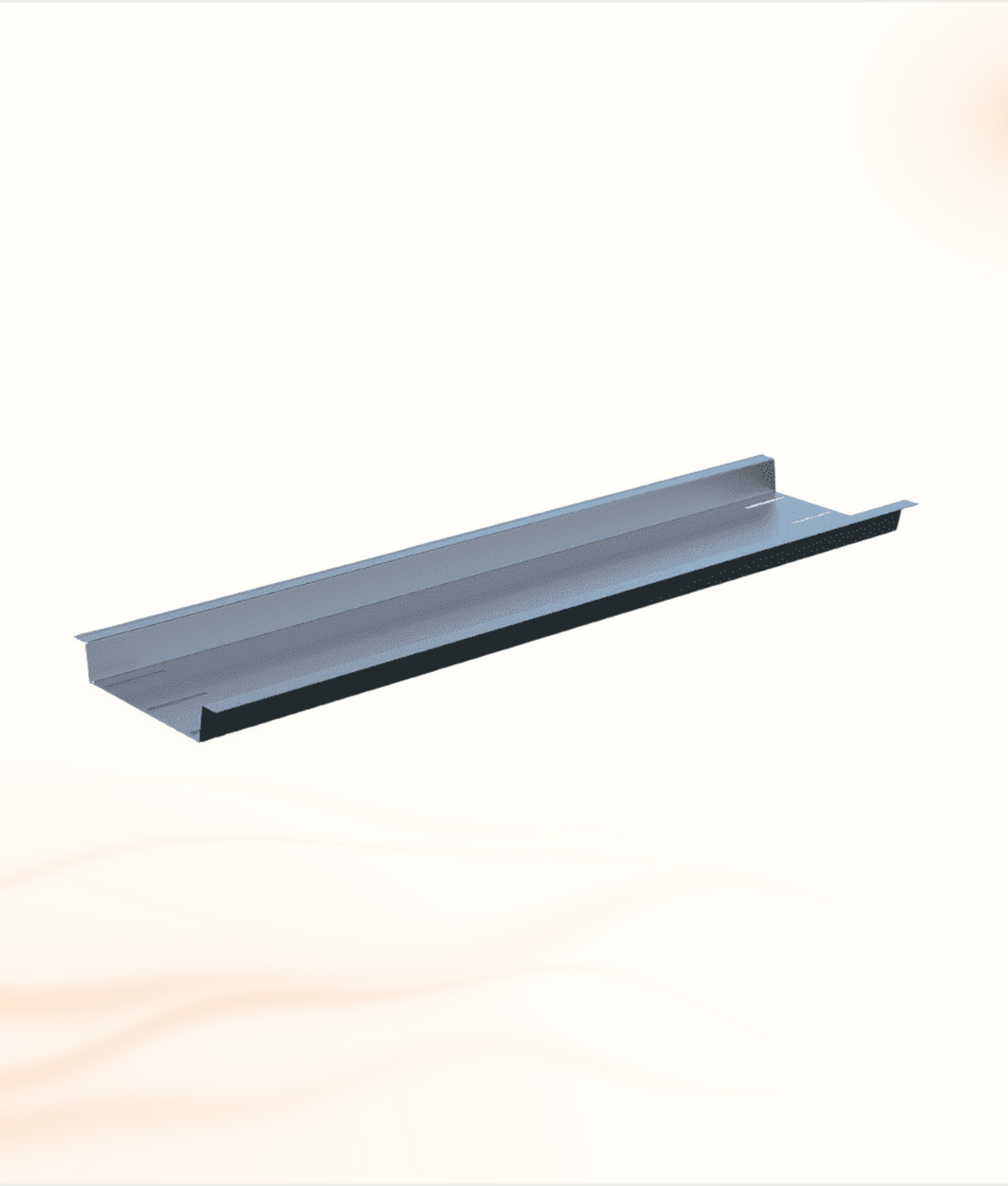 Solarstell Connect ballastbak voor platdakmontage, zijaanzicht