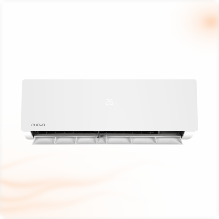 Nuova Infinity AI Smart airco set 3,5 kW, witte binnenunit, lamellen open