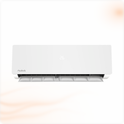 Nuova Infinity AI Smart airco set 7,1 kW, witte binnenunit, lamellen open