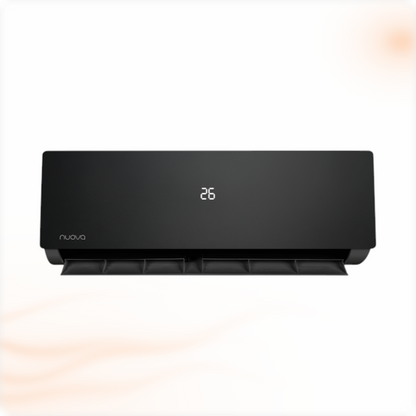 Nuova Infinity AI Smart airco set 7,1 kW, zwarte binnenunit, lamellen open